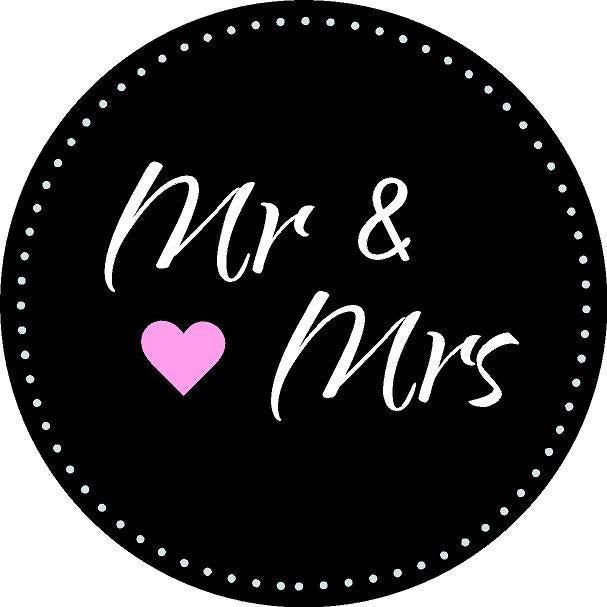 MR & MRS Circle wedding sign  Sign PVC photo prop